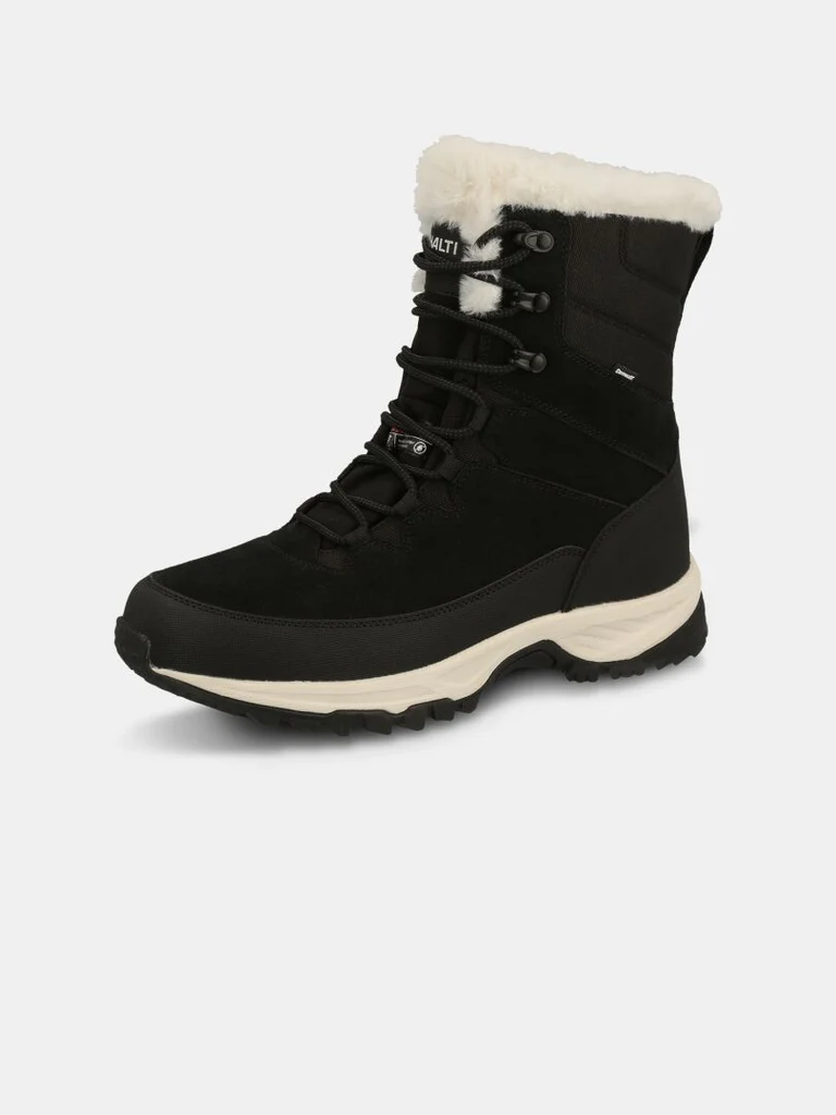 Halti Tornio 2 DX -talvikenkä, jossa mokkapäällinen, Thinsulate-eriste ja korkea fleecevuorattu varsi.